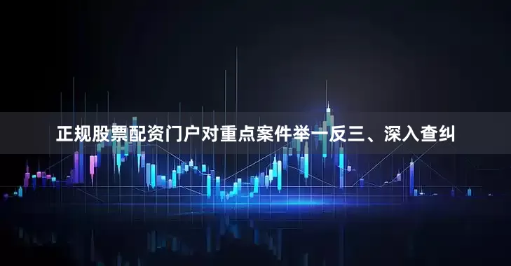 正规股票配资门户对重点案件举一反三、深入查纠