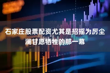 石家庄股票配资尤其是招摇为厉尘澜甘愿牺牲的那一幕
